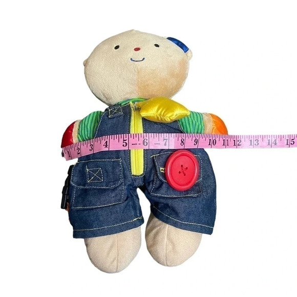 Melissa & Doug Teddy Wear Baby Learn to Dress 15” Toy Plush Educational - Picture 8 of 8